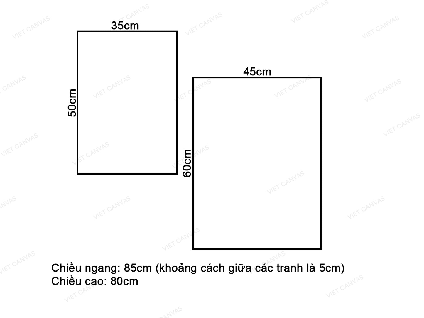 Bộ 2 Tranh Nhím Và Cáo - VV929.3