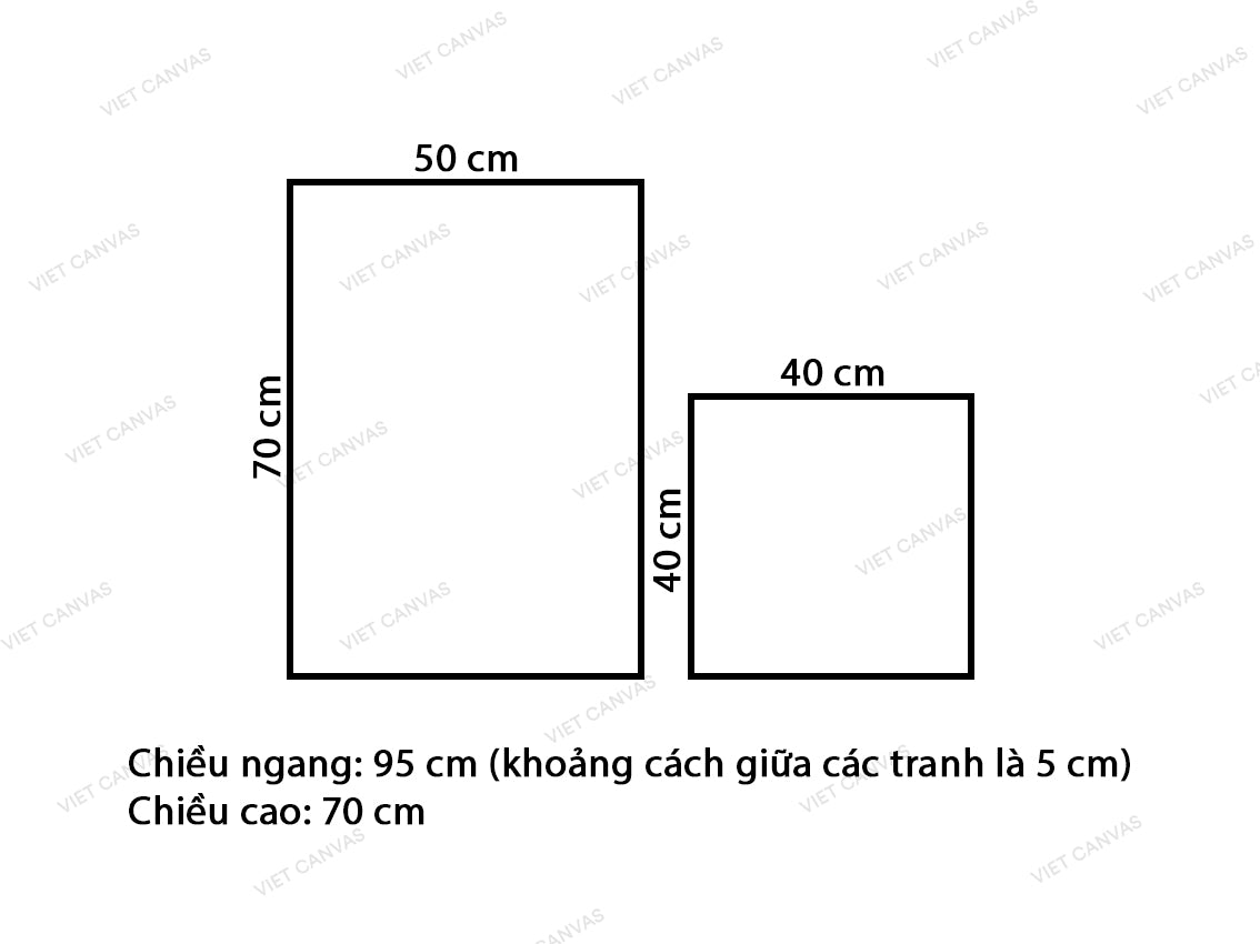 Bộ 2 Tranh Nét Vẽ Cô Gái - VQ459.1