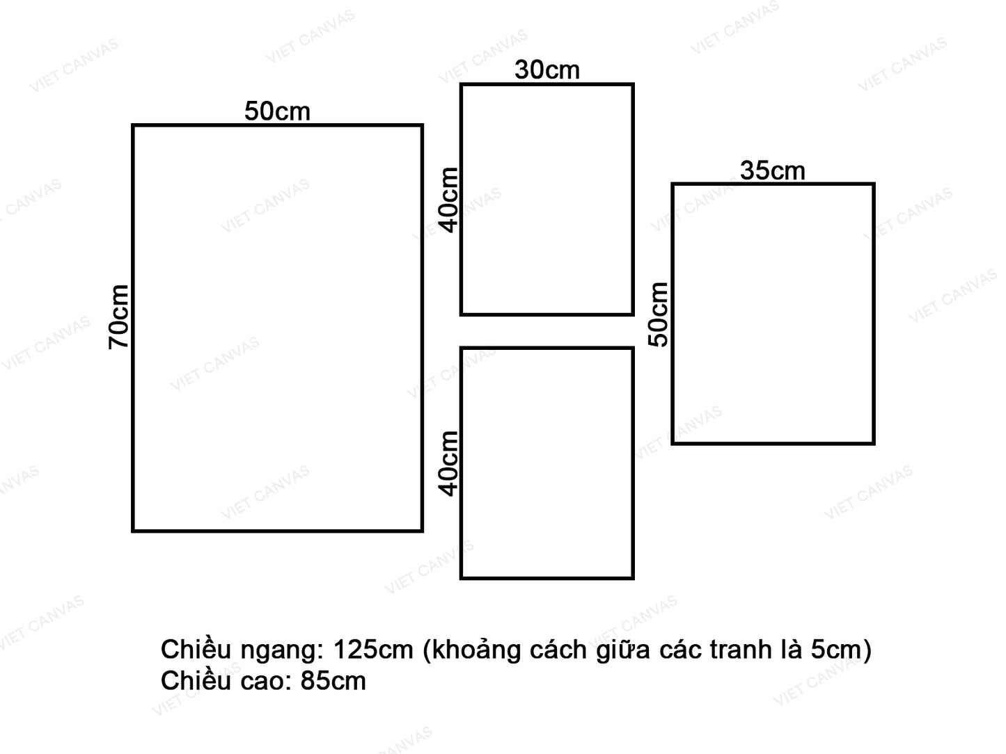 Bộ 4 Tranh Hồng Hạc Và Quả Khóm - VV450.3