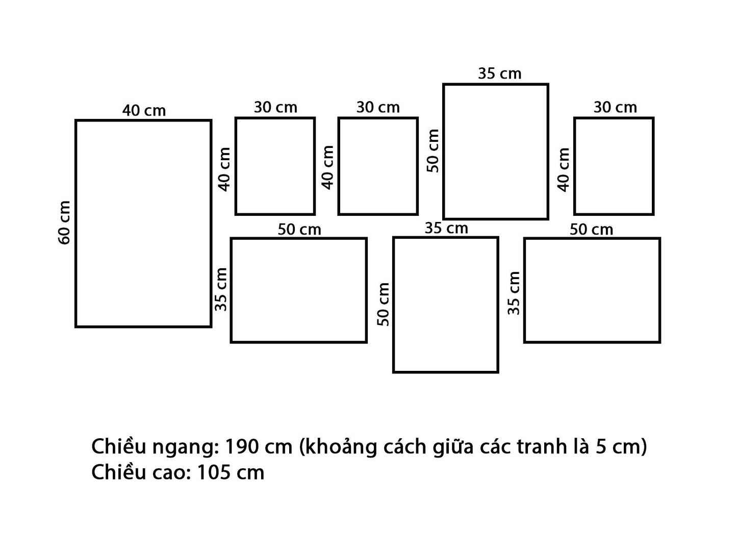 Bộ 8 Tranh Hình Học - VT816