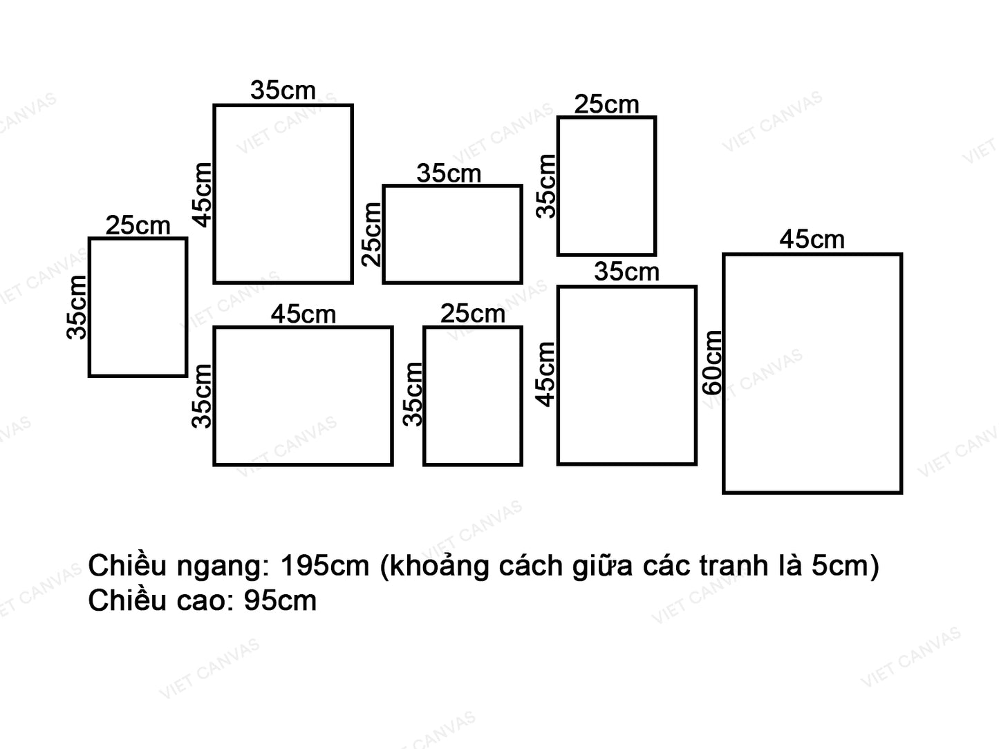 Bộ 8 Tranh Động Vật Rừng Xanh - VT101