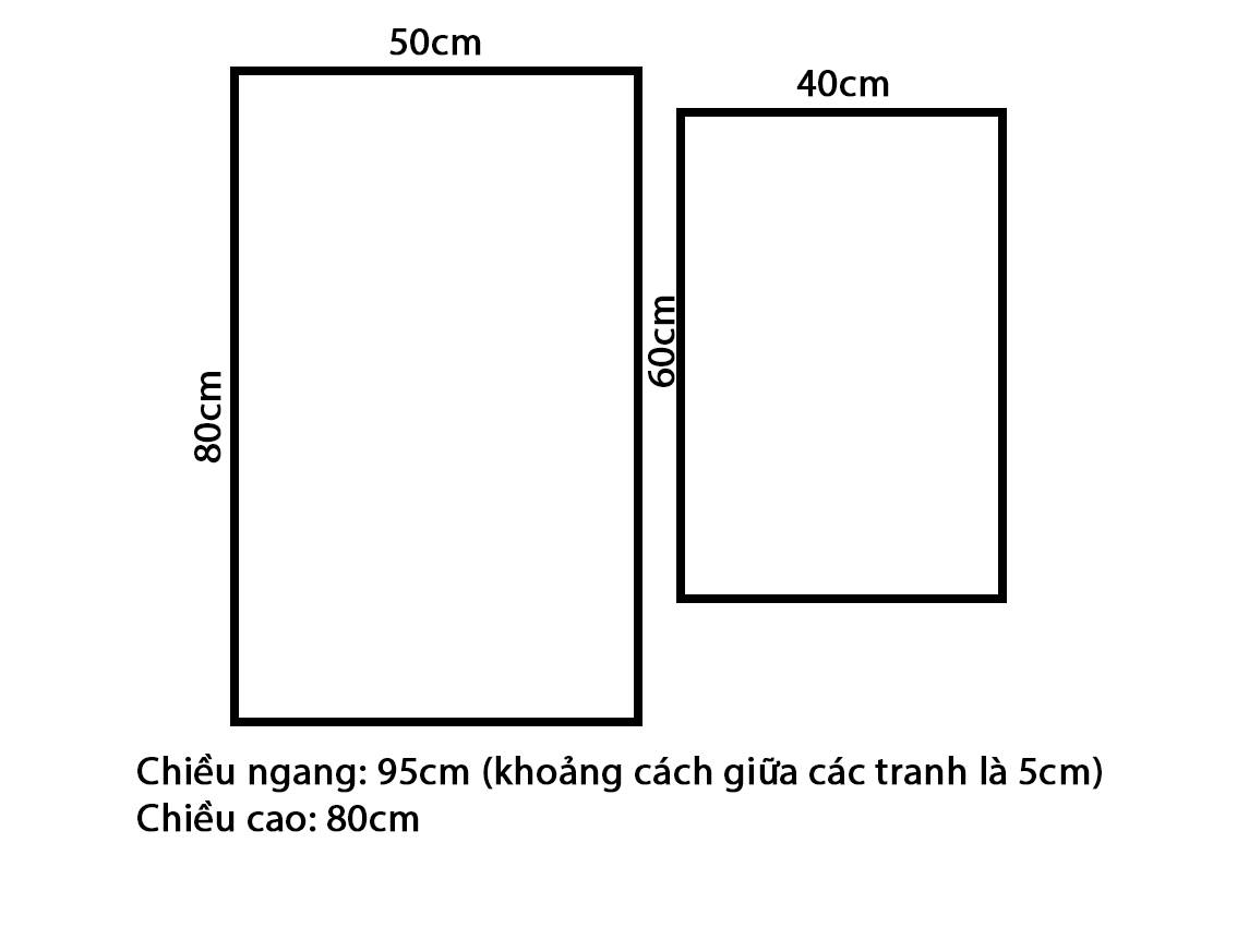 Bộ 2 Tranh Sắc Lá Tươi Xanh - VZ942.2