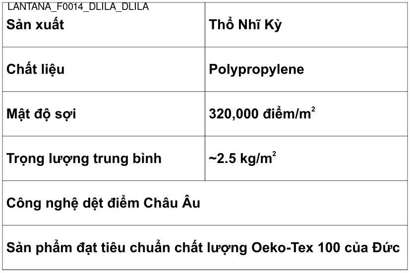 Thảm Sợi Ngắn - LANTANA_F0014_DLILA_DLILA