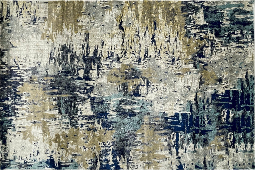 Thảm Sợi Ngắn - LE_222081A_BLUEGR_160X230