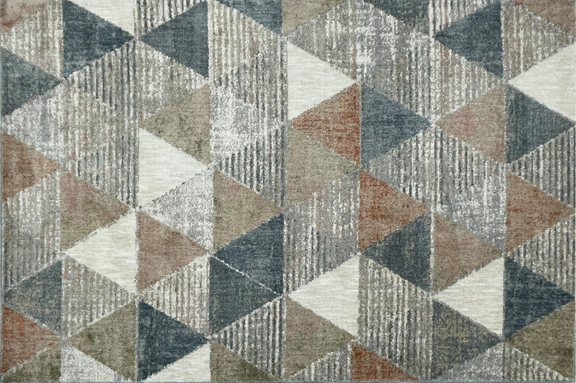 Thảm Sợi Ngắn - LE_222081A_REDGR2_150X220