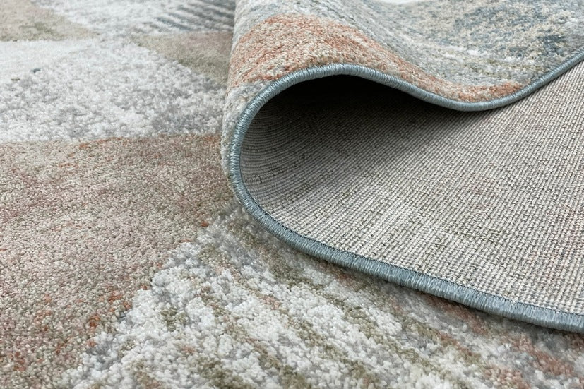 Thảm Sợi Ngắn - LE_222081A_REDGR2_150X220