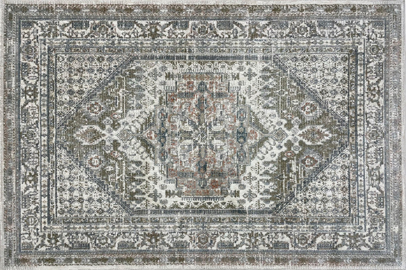 Thảm Sợi Ngắn - LE_222081A_REDGR3_155X220