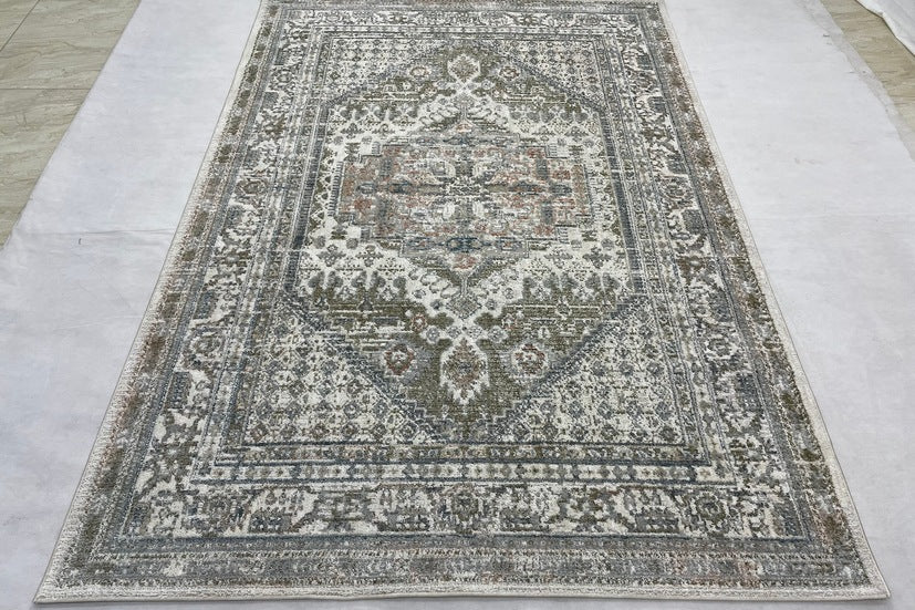 Thảm Sợi Ngắn - LE_222081A_REDGR3_155X220