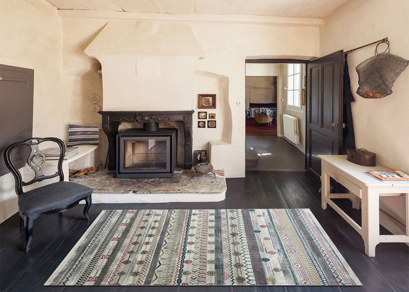 Thảm Sợi Ngắn - LE_228703A_WHITE_160X230