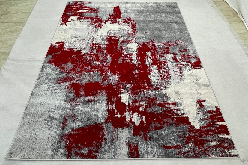 Thảm Sợi Ngắn - LE_228722A_RED_160X220
