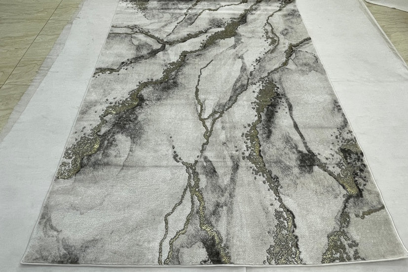 Thảm Sợi Ngắn - LE_229272A_GREY_160X230