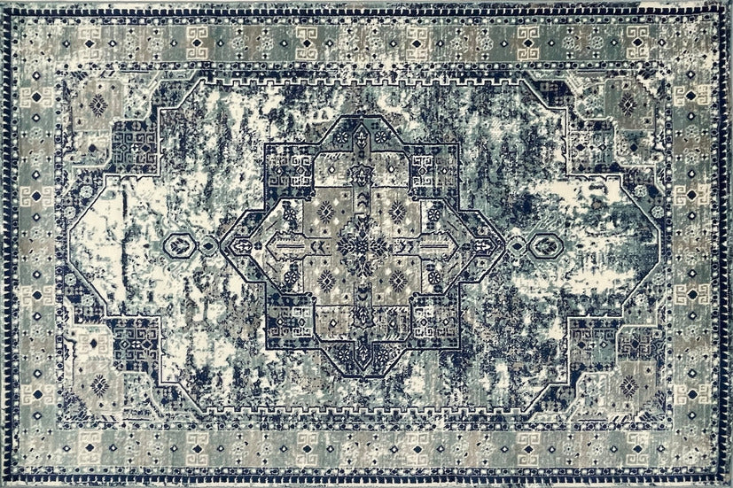 Thảm Sợi Ngắn - LE_229893A_BLUE_160X230
