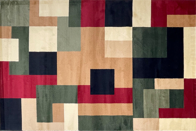 Thảm Sợi Ngắn - LE_22B185A_GRGOLD_160X230