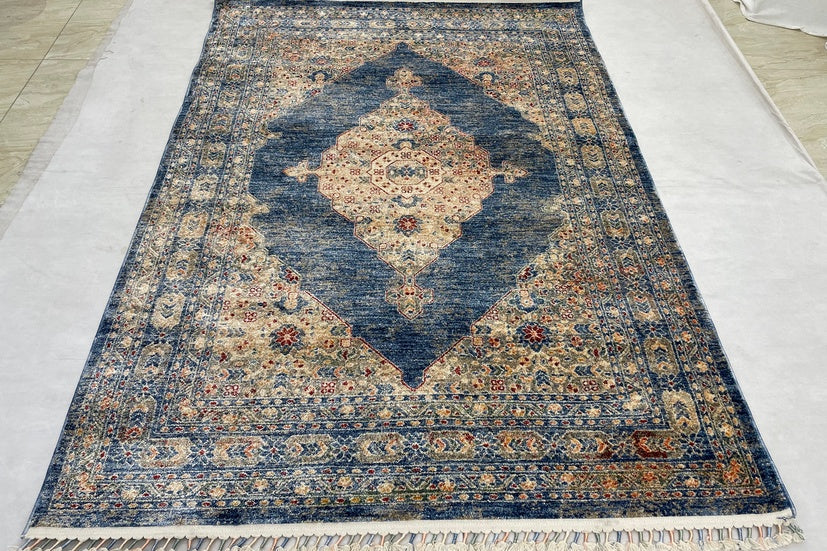 Thảm Sợi Ngắn - LE_22B240A_BLUE_160X230