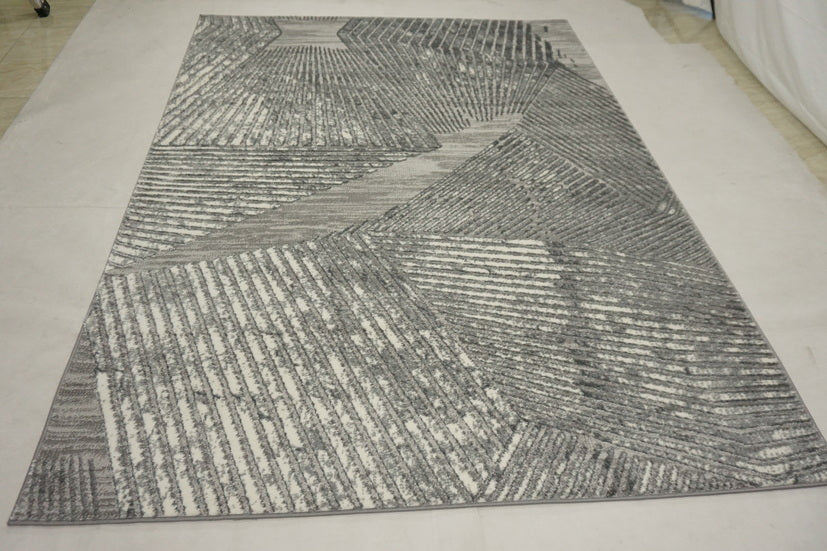 Thảm Sợi Ngắn - LE_22B837B_LGREY_160X230
