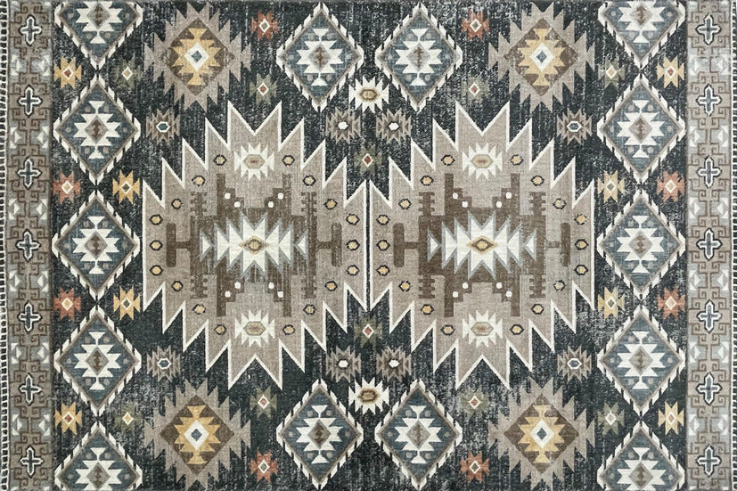 Thảm Sợi Ngắn - LE_22B966C_ANTRASIT_160X230