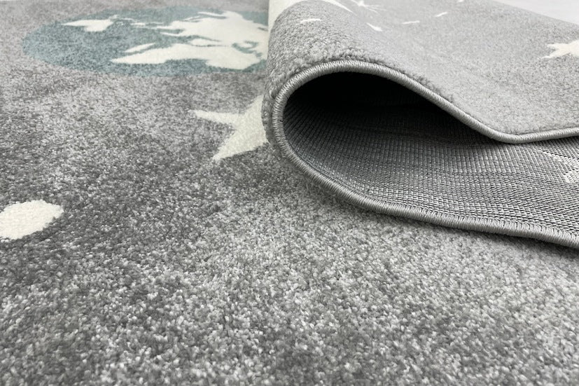 Thảm Sợi Ngắn - LE_22C1100_GREY_160X230