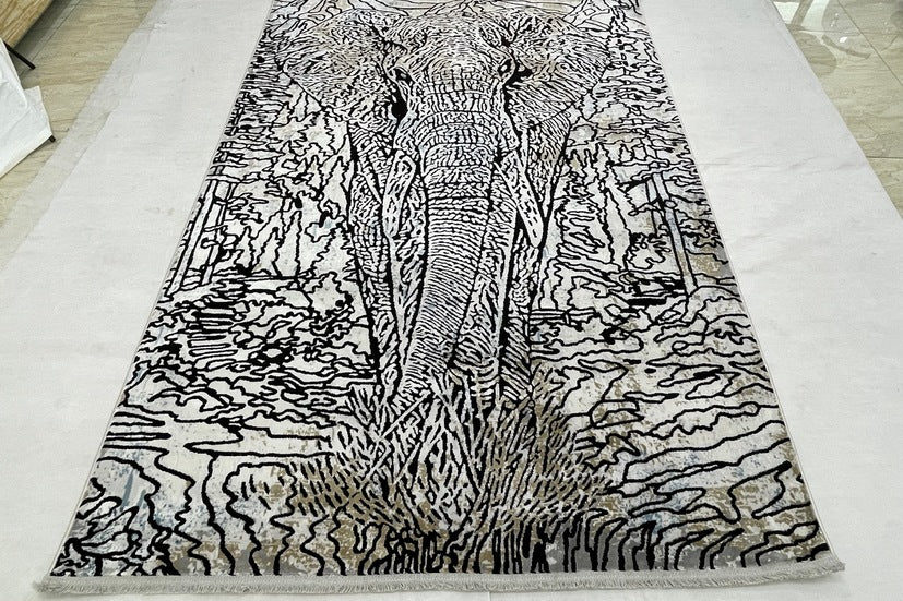 Thảm Sợi Ngắn - LE_22C218A_BL_160X230