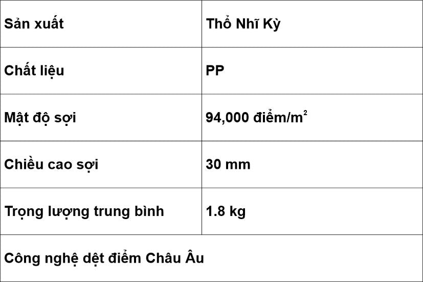 Thảm Sợi Ngắn - LE_22FOXY_GR_160X230