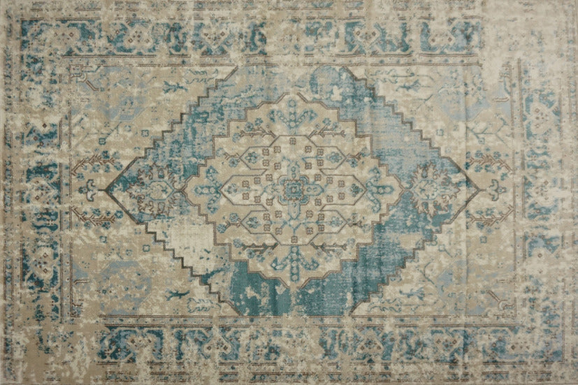 Thảm Sợi Ngắn - LE_22N297A_LBLUE_160X230