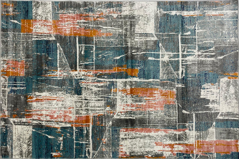 Thảm Sợi Ngắn - LE_22N415A_LGREYBLUE_160X230