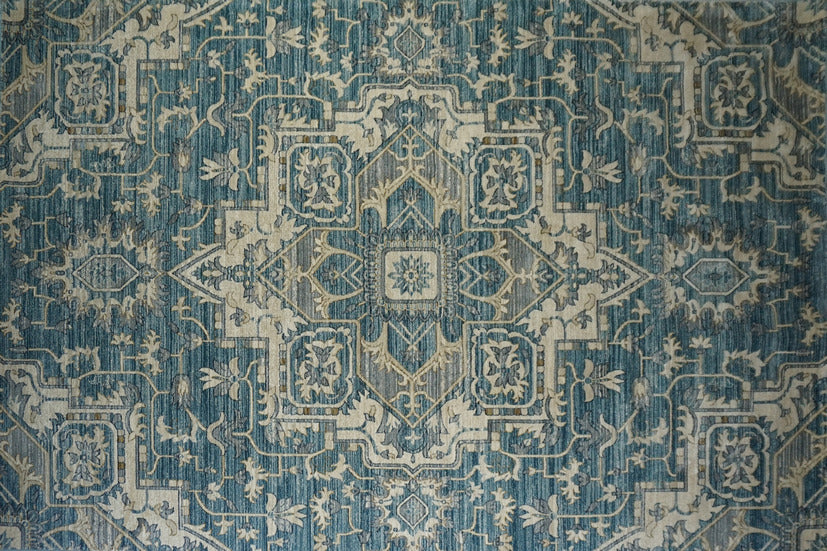 Thảm Sợi Ngắn - LE_6984A_BLUE_200X300