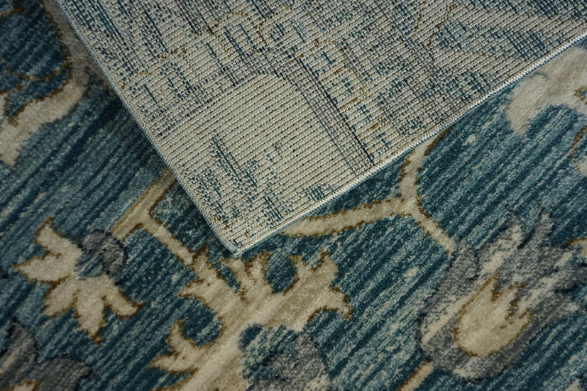 Thảm Sợi Ngắn - LE_6984A_BLUE_200X300