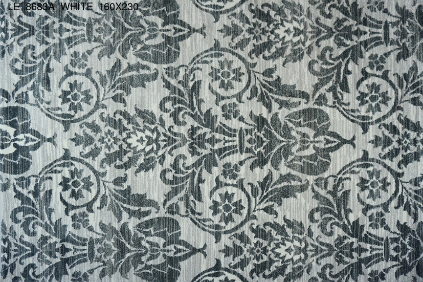 Thảm Sợi Ngắn - LE_8683A_WHITE_160X230