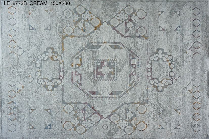 Thảm Sợi Ngắn - LE_8773B_CR_150X230