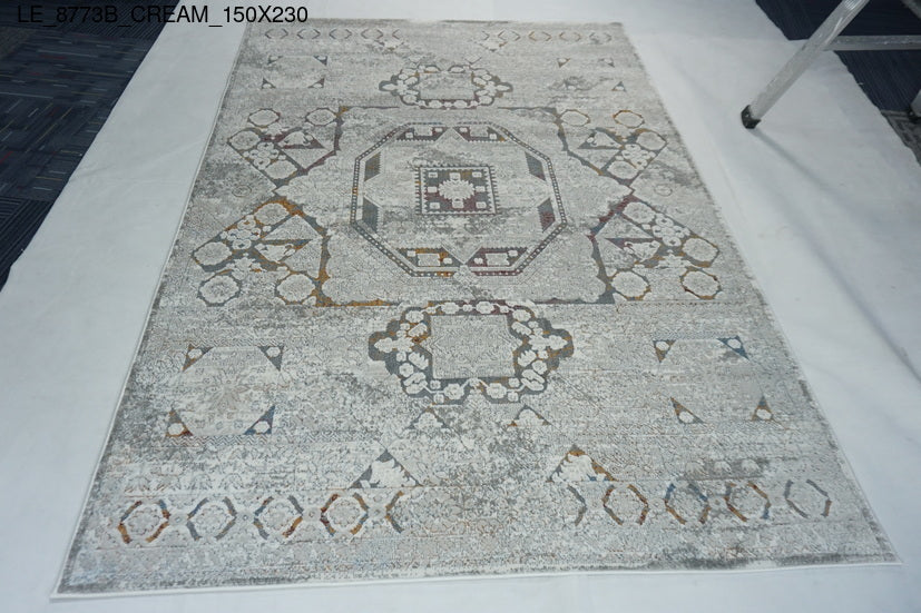 Thảm Sợi Ngắn - LE_8773B_CR_150X230