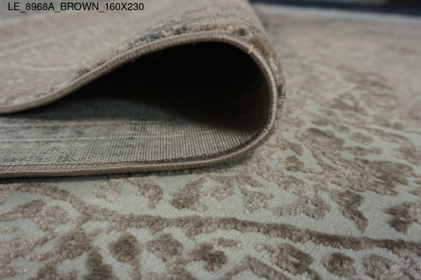 Thảm Sợi Ngắn - LE_8968A_BR_160X230