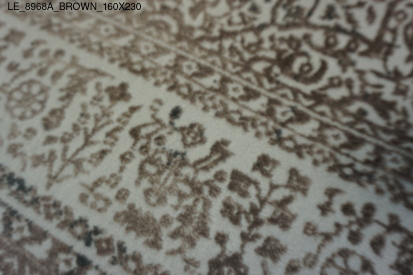 Thảm Sợi Ngắn - LE_8968A_BR_160X230