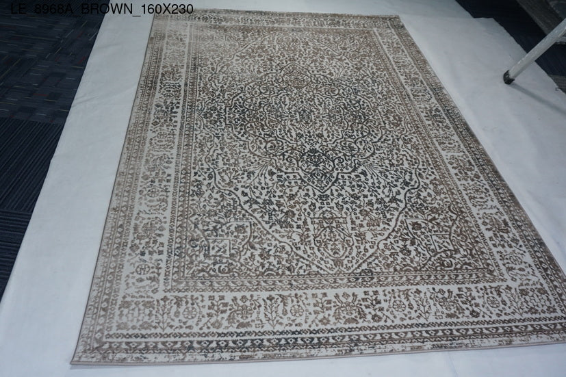 Thảm Sợi Ngắn - LE_8968A_BR_160X230