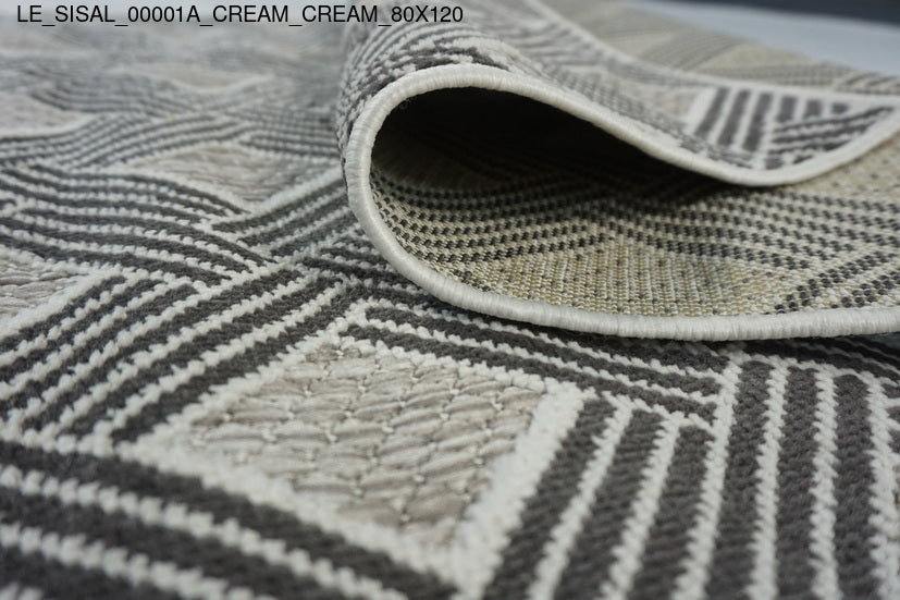 Thảm Sợi Ngắn - LE_SISAL_00001A_CR_CR_80X120