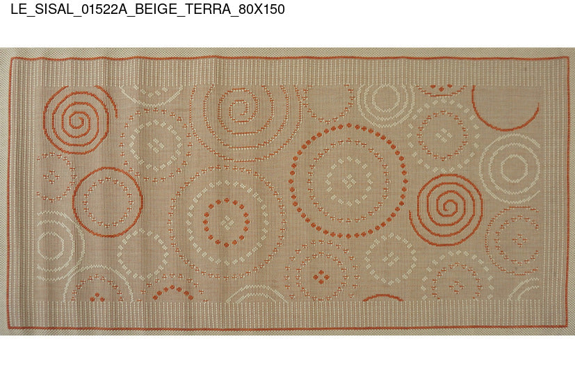 Thảm Sợi Ngắn - LE_SISAL_01522A_BE_TERRA_80X150