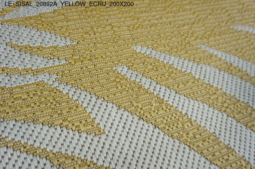 Thảm Sợi Ngắn - LE_SISAL_20892A_YL_ECRU_200X200