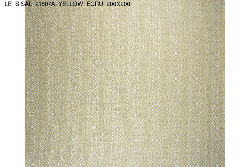 Thảm Sợi Ngắn - LE_SISAL_21807A_YL_ECRU_200X200