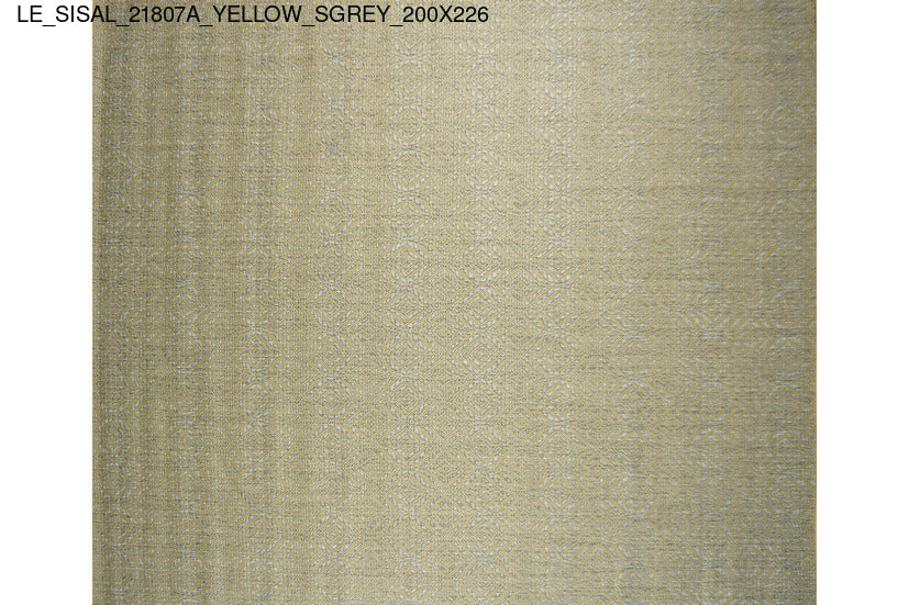 Thảm Sợi Ngắn - LE_SISAL_21807A_YL_SGREY_200X226