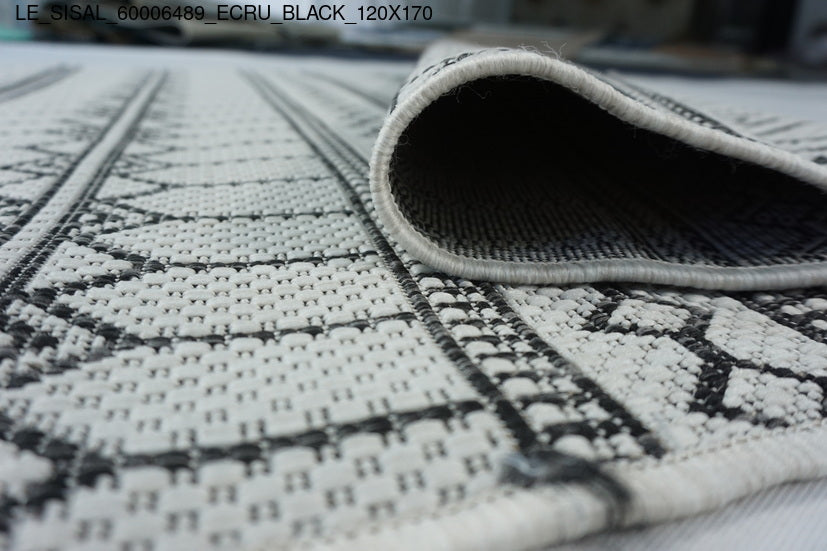 Thảm Sợi Ngắn - LE_SISAL_60006489_ECRU_BL_120X170