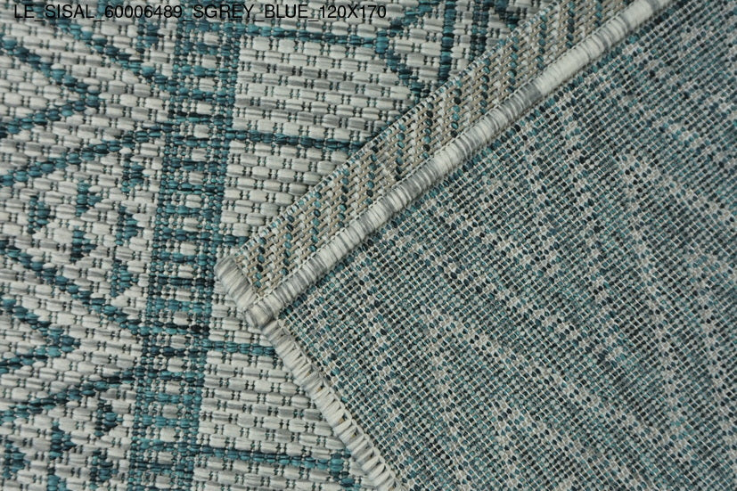 Thảm Sợi Ngắn - LE_SISAL_60006489_SGREY_BLUE_120X170