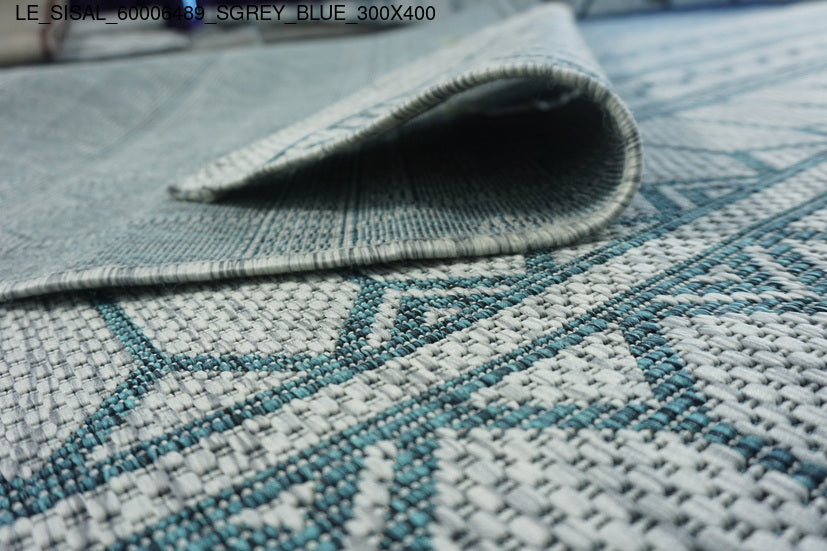 Thảm Sợi Ngắn - LE_SISAL_60006489_SGREY_BLUE_300X400