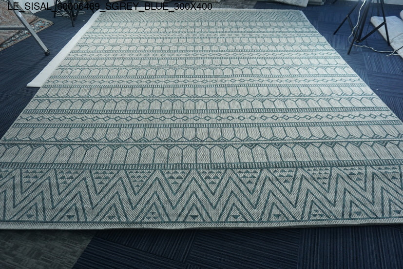 Thảm Sợi Ngắn - LE_SISAL_60006489_SGREY_BLUE_300X400