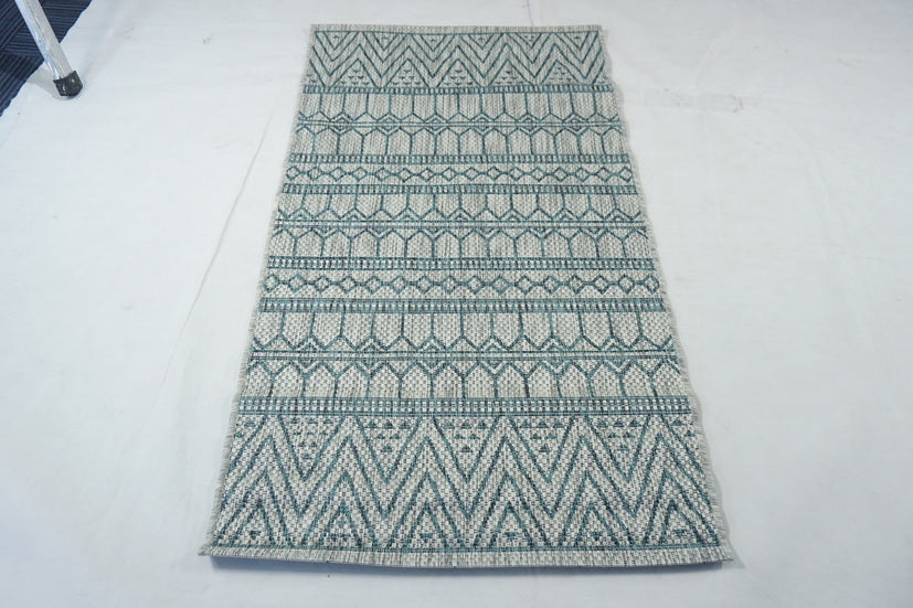 Thảm Sợi Ngắn - LE_SISAL_60006489_SGREY_BLUE_80X150