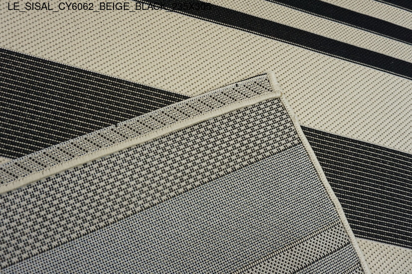 Thảm Sợi Ngắn - LE_SISAL_CY6062_BE_BL_235X305