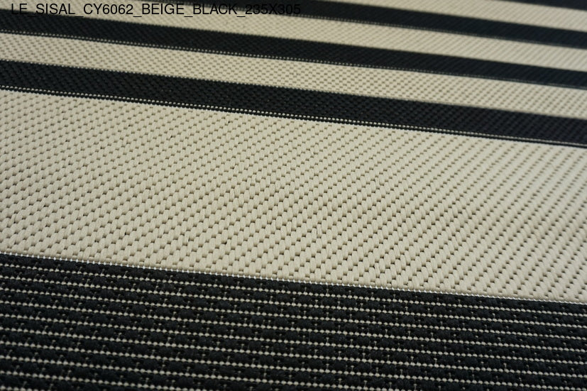 Thảm Sợi Ngắn - LE_SISAL_CY6062_BE_BL_235X305