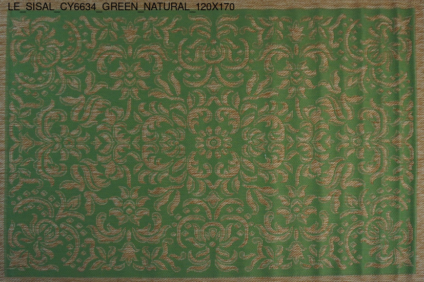 Thảm Sợi Ngắn - LE_SISAL_CY6634_GR_NATURAL_120X170