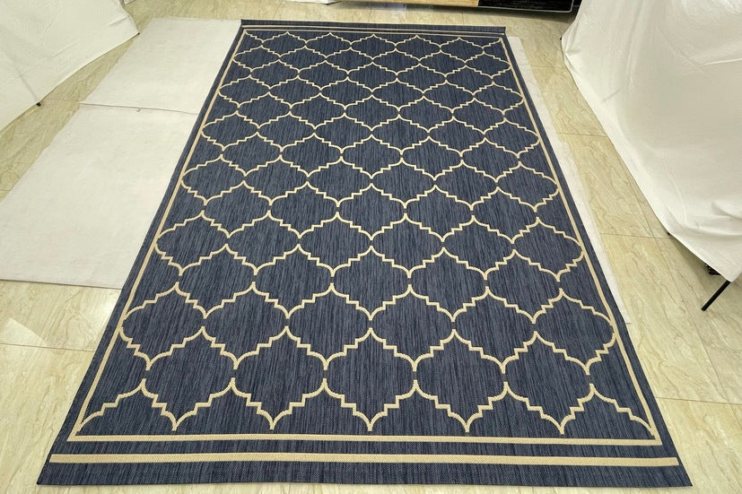 Thảm Sợi Ngắn - LE_SISAL_CY6889_BLUE_220X330