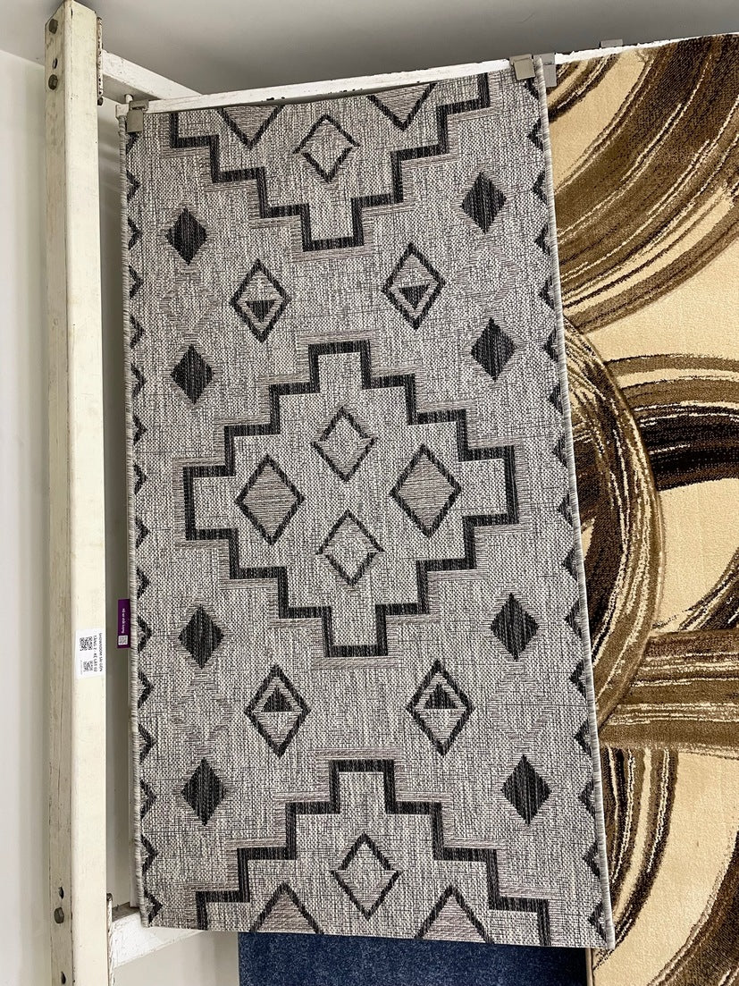 Thảm Sợi Ngắn - LE_SISAL_CY8533_SGREY_BL_80X150