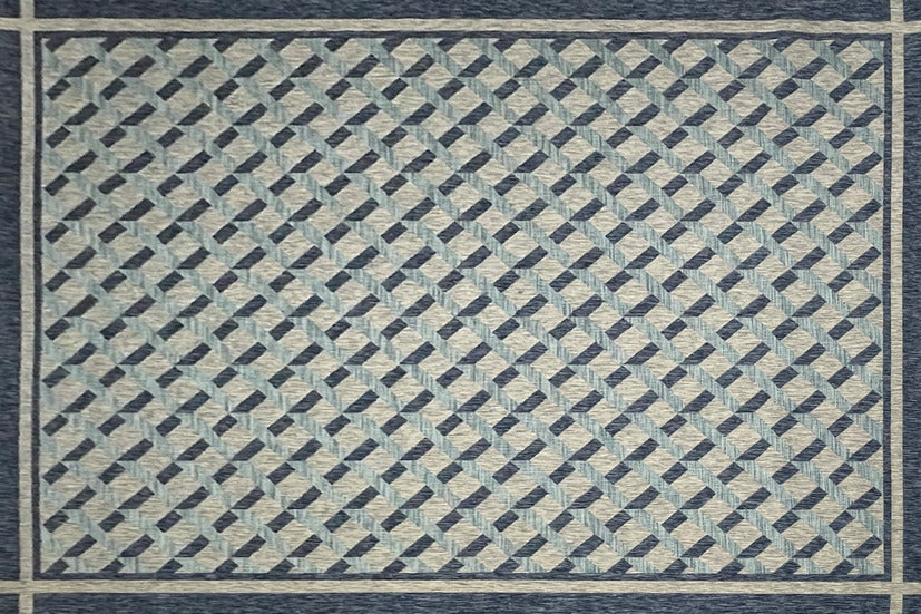Thảm Lông Ngắn - LE_SISAL_IE07_BLUEGREY_240X330