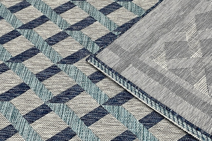 Thảm Lông Ngắn - LE_SISAL_IE07_BLUEGREY_240X330